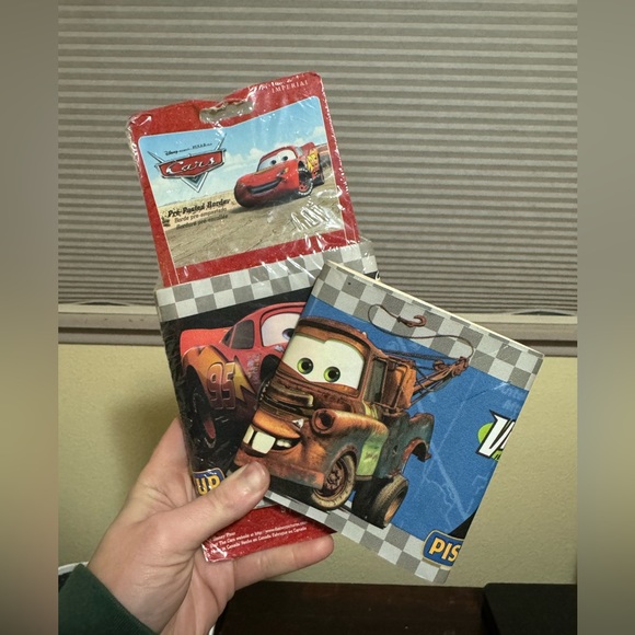 Cars The Movie Disney Pixar Pre-Pasted Border Imperial 5 Yards 15' x 5" NOS New - Picture 1 of 6